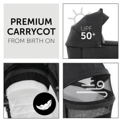 HAUCK Pack Poussette Duo Vision X Set Melange Black - Châssis Black -Produits Pour Bébé ha041265232 2