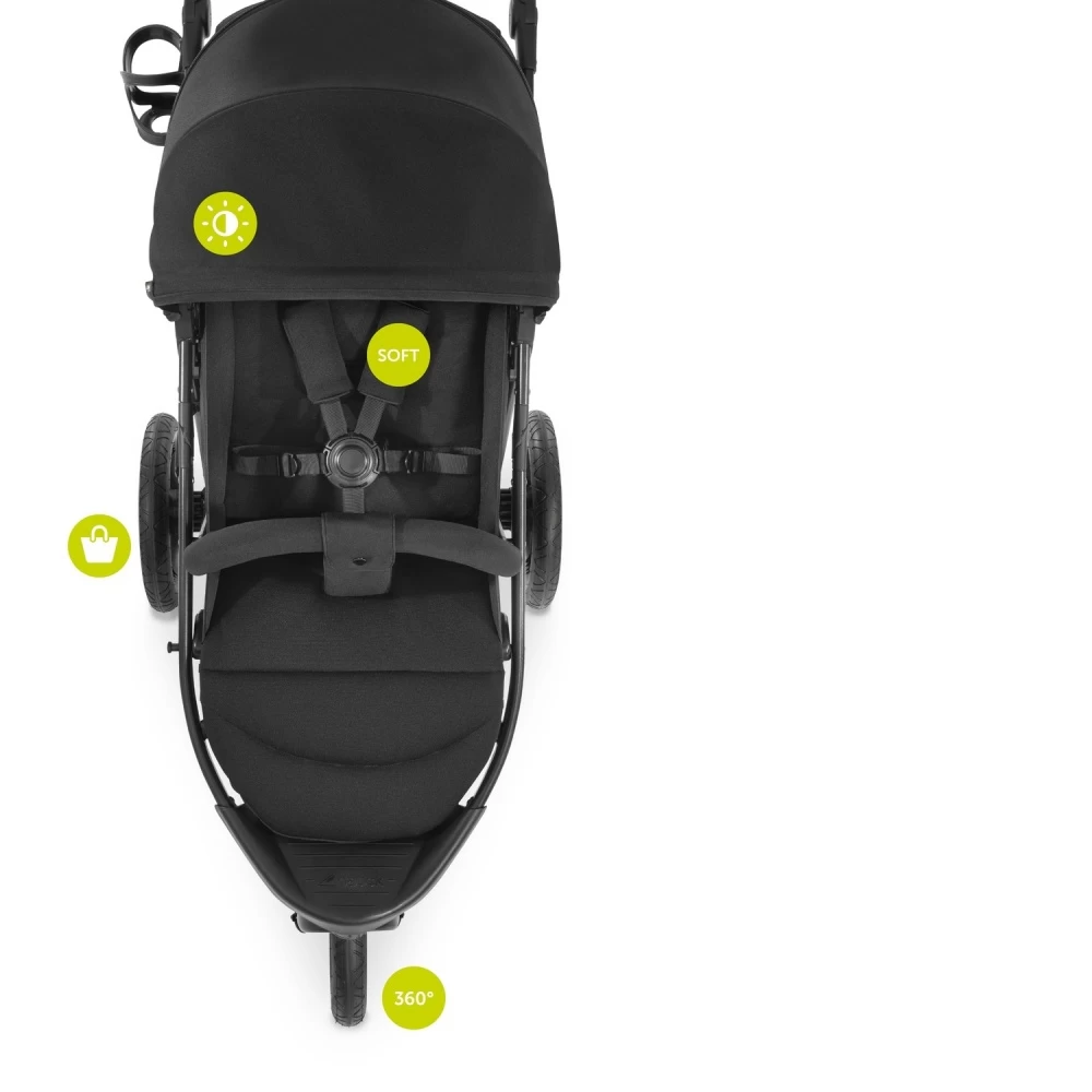 HAUCK Poussette Rapid 3r Black 4 HAUCK Poussette Rapid 3r Black – Image 4