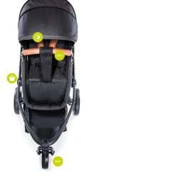 HAUCK Poussette Pacific 3 En 1 Shop N Drive Caviar -Produits Pour Bébé ha041609162 12