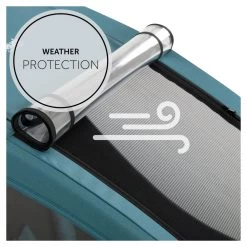 HAUCK Remorque Pour Vélo Dryk Duo Petrol -Produits Pour Bébé ha070015020 10