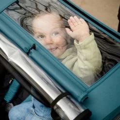 HAUCK Remorque Pour Vélo Dryk Duo Petrol -Produits Pour Bébé ha070015020 14