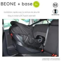 Siège Auto Coque Beone + Base Luxe Gris - Groupe 0+ -Produits Pour Bébé ia031171891 2