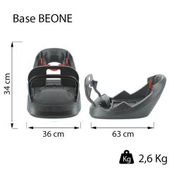 Siège Auto Coque Beone + Base Luxe Gris - Groupe 0+ -Produits Pour Bébé ia031171891 4