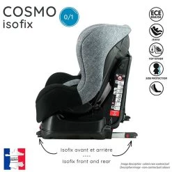Siège Auto Cosmo Isofix Luxe Rouge - Groupe 0/1 -Produits Pour Bébé ia031171983 3