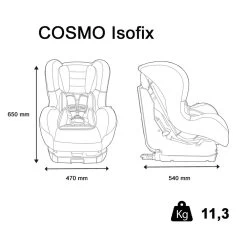Siège Auto Cosmo Isofix Luxe Rouge - Groupe 0/1 -Produits Pour Bébé ia031171983 6
