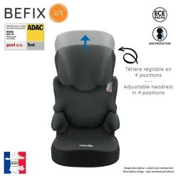 Rehausseur Befix Luxe Gris - Groupe 2/3 -Produits Pour Bébé ia031172393 4