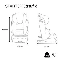 Siège Auto Starter Easyfix Disney La Reine Des Neiges - Groupe 2/3 -Produits Pour Bébé ia032572720 2