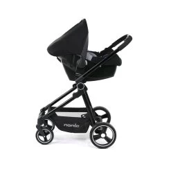 Poussette Giulia Noire Avec Base -Produits Pour Bébé ia041429639 5