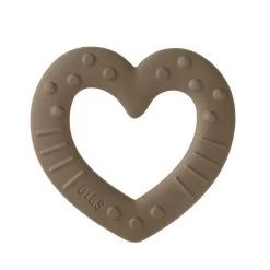 Produits Pour Bébé 38 BIBS Anneau De Dentition Coeur Dark Oak
