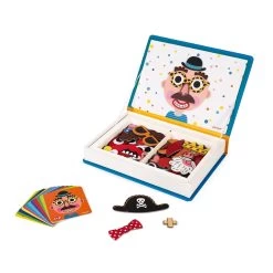 Janod Jeu Magnéti'book Crazy Face Garçon -Produits Pour Bébé ja084227163 5
