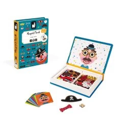 Janod Jeu Magnéti'book Crazy Face Garçon -Produits Pour Bébé ja084227163 6