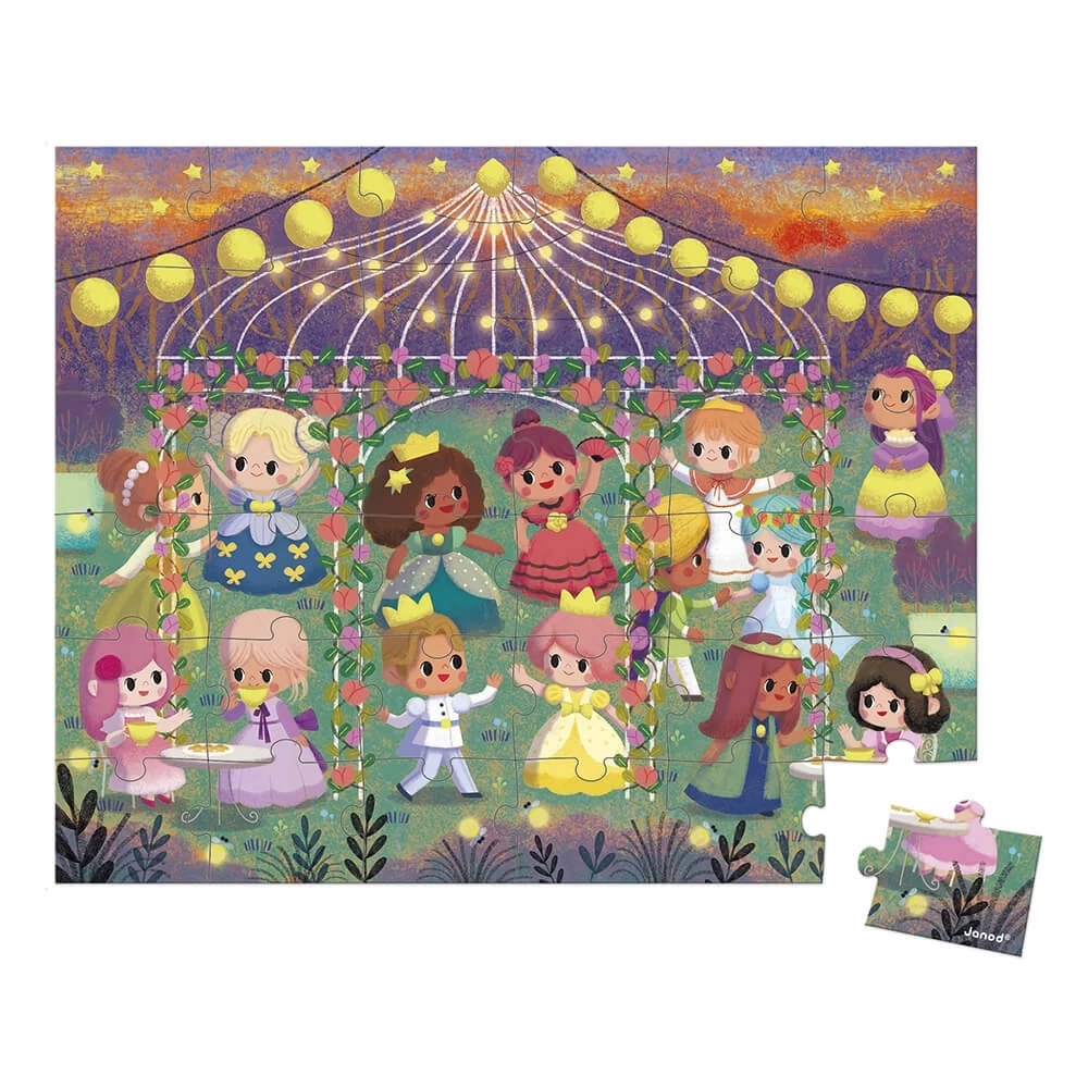 Janod Puzzle Enfant 36 Pièces Princesses 2 Janod Puzzle Enfant 36 Pièces Princesses – Image 2