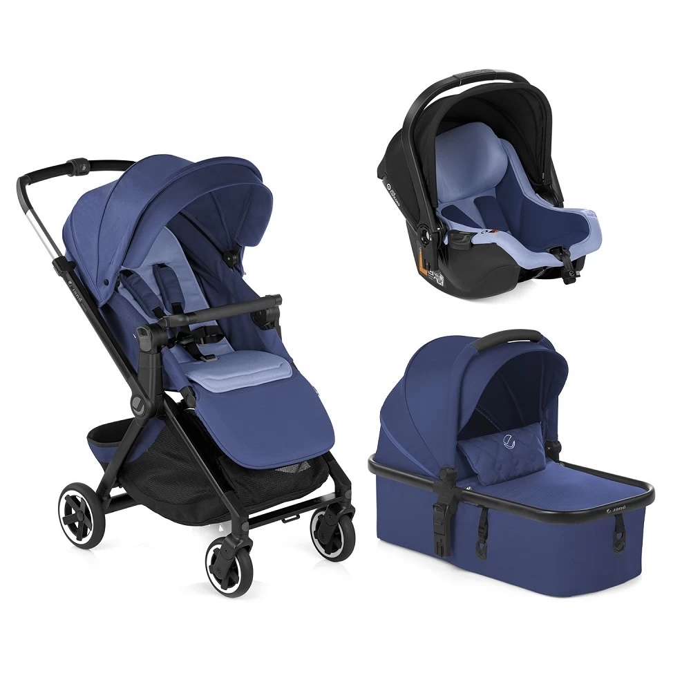 Jané Pack Trio Newel + Micro Bb + Koos Isize R1 Lazuli Blue 1 Jané Pack Trio Newel + Micro Bb + Koos Isize R1 Lazuli Blue