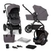 Kinderkraft Pack Poussette Trio A-tour - Dark Grey