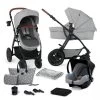 Kinderkraft Pack Poussette Trio Xmoov² - Light Grey
