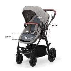 Kinderkraft Pack Poussette Trio Xmoov² - Light Grey -Produits Pour Bébé kk041620921 15