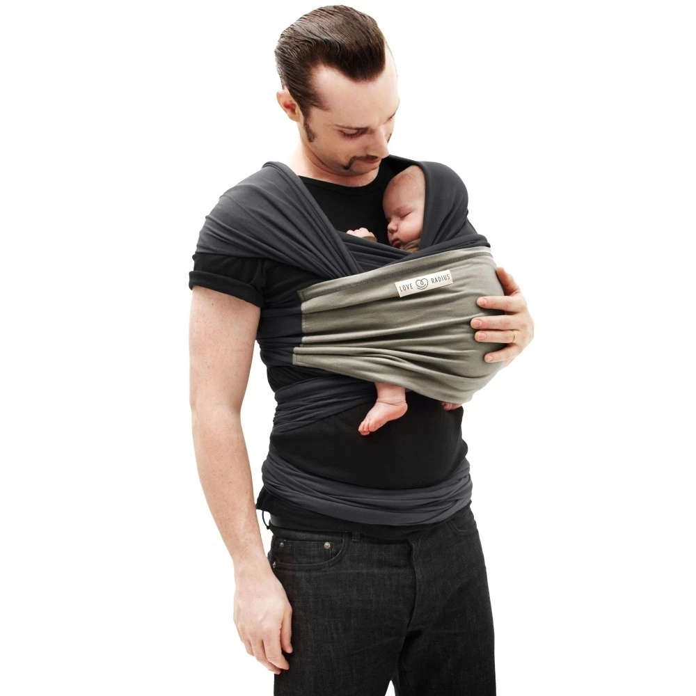 Echarpe De Portage L'originale Anthracite, Olive 2 Echarpe De Portage L'originale Anthracite, Olive – Image 2