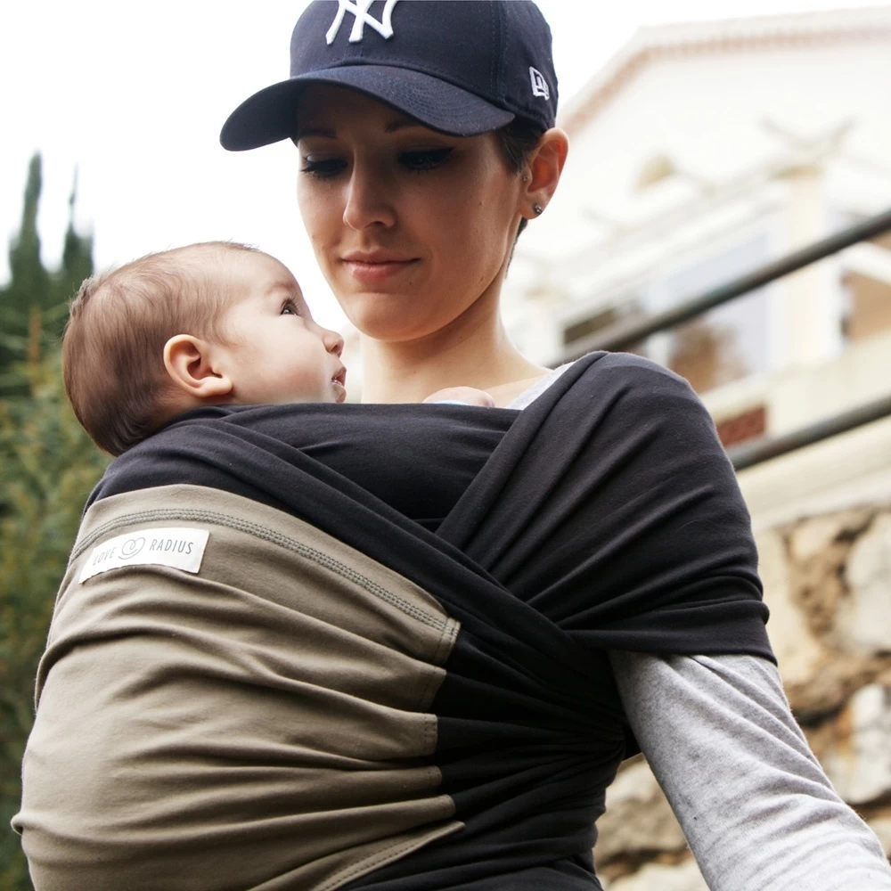 Echarpe De Portage L'originale Anthracite, Olive 6 Echarpe De Portage L'originale Anthracite, Olive – Image 6