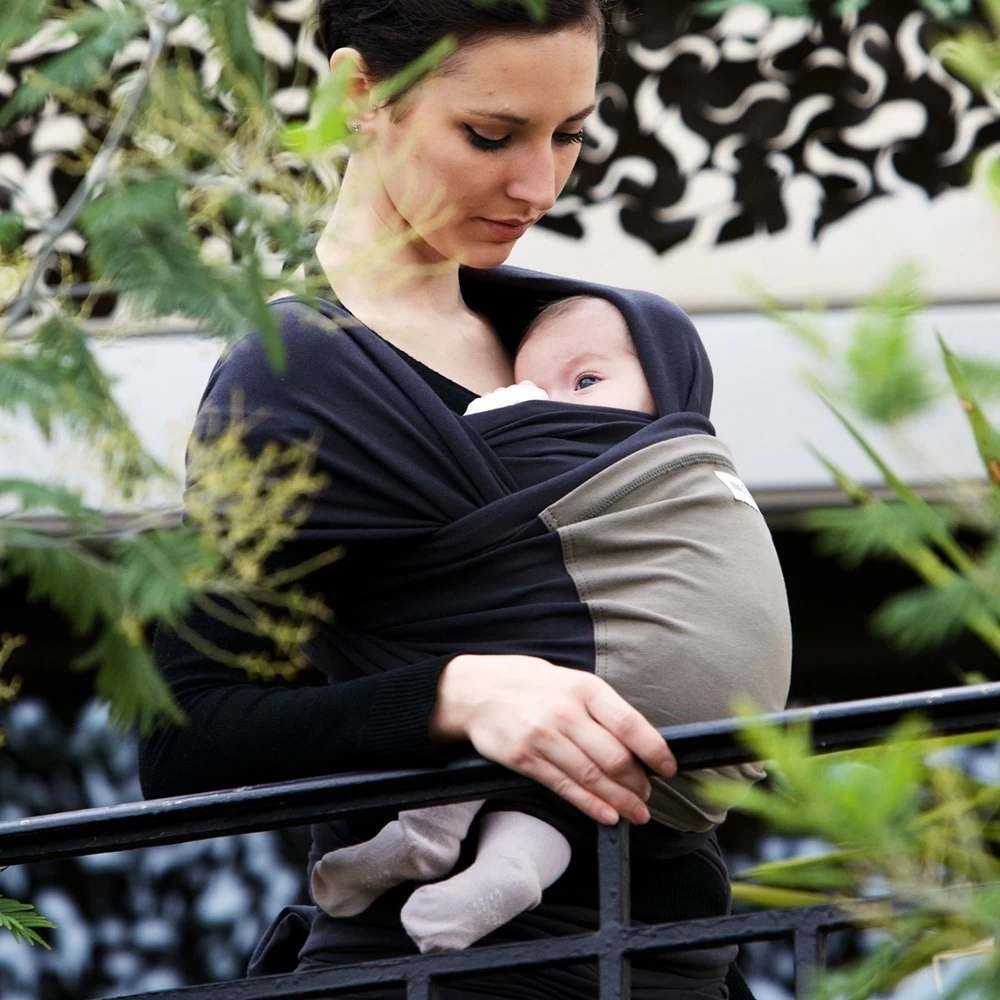 Echarpe De Portage L'originale Anthracite, Olive 8 Echarpe De Portage L'originale Anthracite, Olive – Image 8