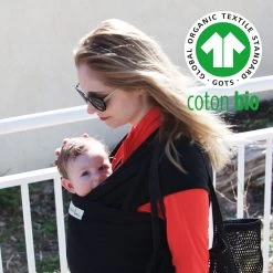 Echarpe De Portage Basic Bio Noir 13 Echarpe De Portage Basic Bio Noir -Produits Pour Bébé lr046143664 6