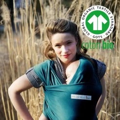 Echarpe De Portage Basic Bio Bleu Rétro 16 Echarpe De Portage Basic Bio Bleu Rétro -Produits Pour Bébé lr046143701 7