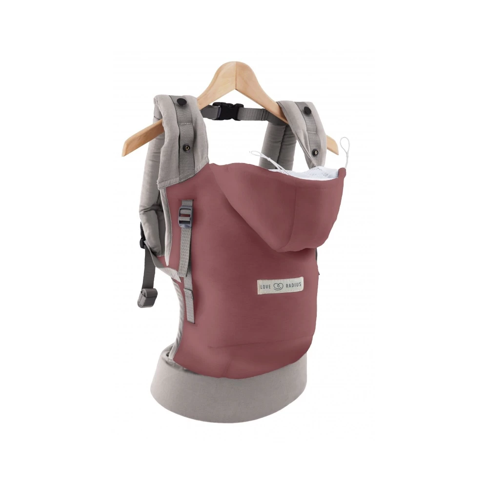 Pack évolution Porte Bébé Hoodiecarrier Bois De Rose 2 Pack évolution Porte Bébé Hoodiecarrier Bois De Rose – Image 2