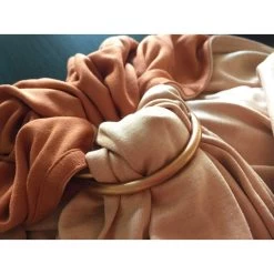 Echarpe De Portage Sans Nœud - Nude, Caramel (réversible) -Produits Pour Bébé lr046175760 4