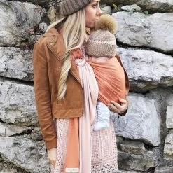Echarpe De Portage Sans Nœud - Nude, Caramel (réversible) -Produits Pour Bébé lr046175760 7