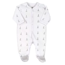 Pyjama Coton Sophie La Girafe 3 Mois Gris