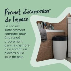 Tommee Tippee Starter Pack Poubelle Simplee + 6 Recharges -Produits Pour Bébé sg095100207 5