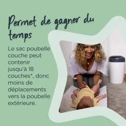 Tommee Tippee Starter Pack Poubelle Simplee + 6 Recharges -Produits Pour Bébé sg095100207 6