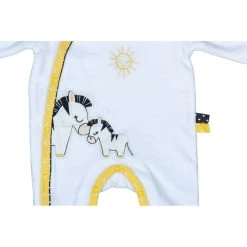 Pyjama Bébé Velours Zebre Pluche Et Pompon 3 Mois -Produits Pour Bébé st125020200 2