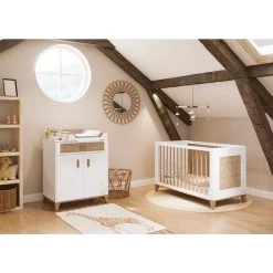 Plan à Langer Léo Neige, Adaptable Sur Commode, Lit 120 Et Lit 140 -Produits Pour Bébé th063027468 3