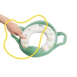 Badabulle Réducteur De Toilette Avec Poignées Vert -Produits Pour Bébé ul090074306 4